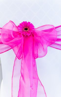 chair flowers